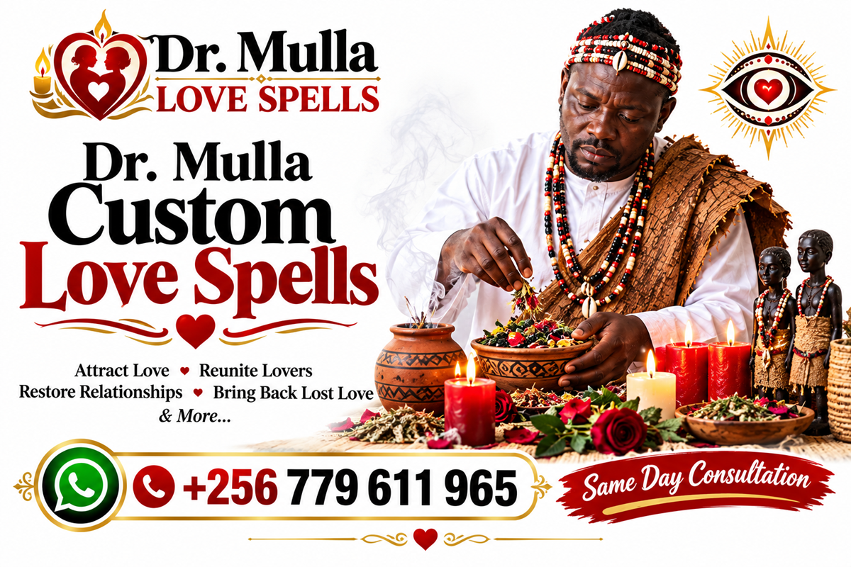 Love spells are spiritual practices focused on attracting love, restoring broken relationships, strengthening emotional connections, and bringing harmony into romantic relationships. Many people seek love spell guidance when facing heartbreak, separation, emotional distance, lack of commitment, or relationship misunderstandings. Dr Mulla offers traditional spiritual guidance designed to help individuals reconnect with lost lovers, improve communication, encourage loyalty, and restore affection in relationships. Services may include lost love spells, reconciliation rituals, attraction spells, commitment guidance, emotional healing, and relationship protection rituals.